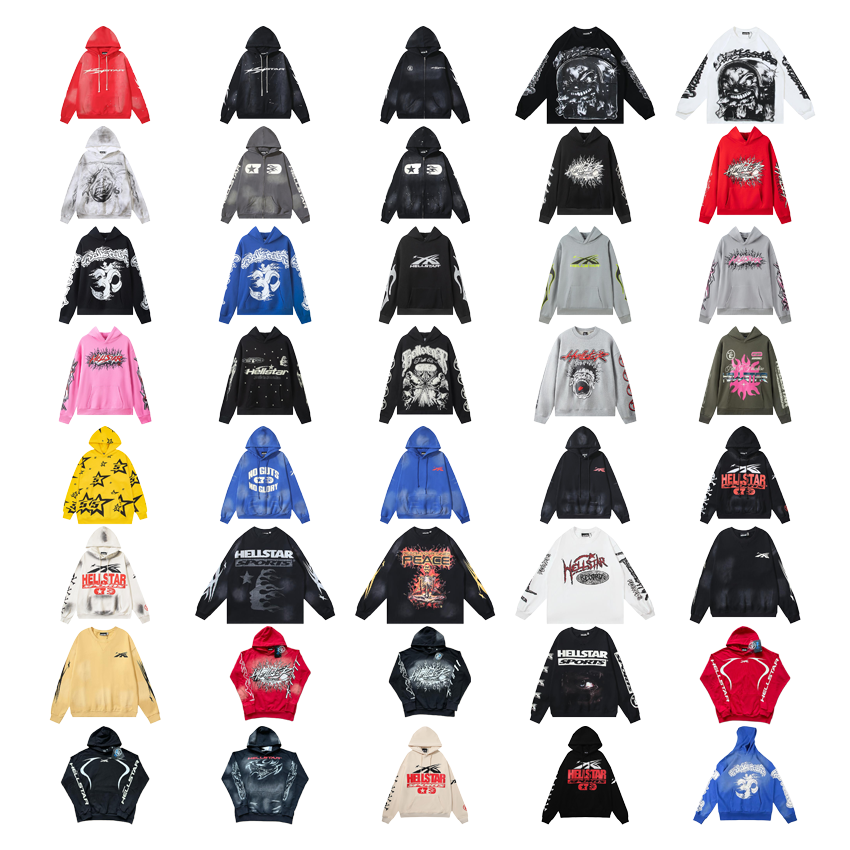 Hellstar Sp5der hooded sweatshirt  