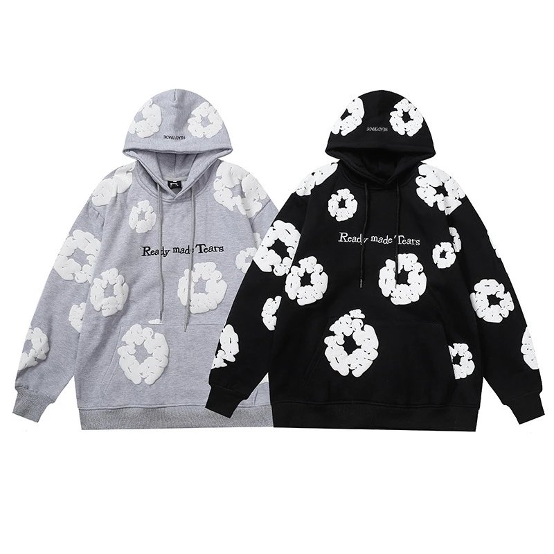 High street men's and women's hooded sweatshirts and sweatpants  