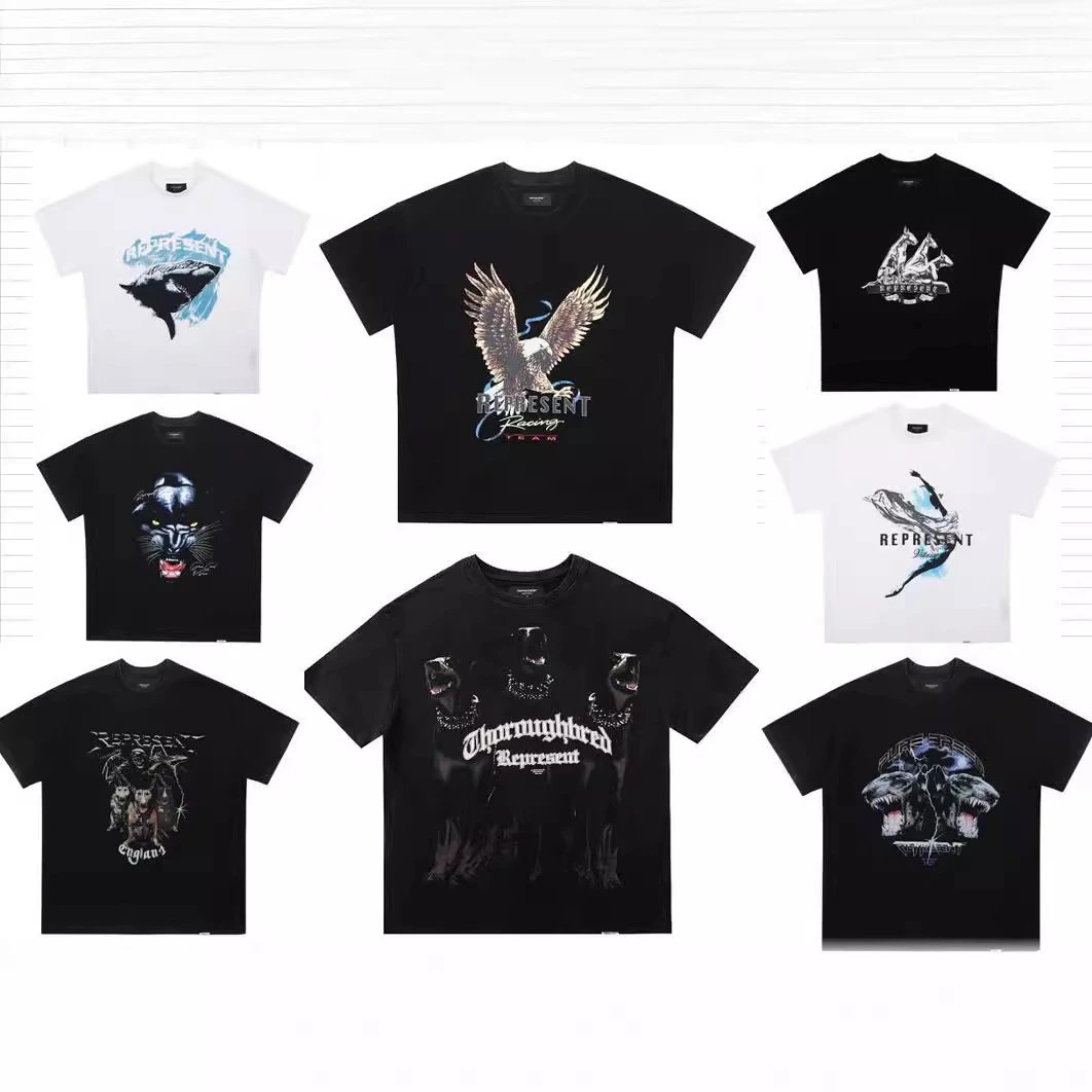 Retro washed round neck short sleeves  