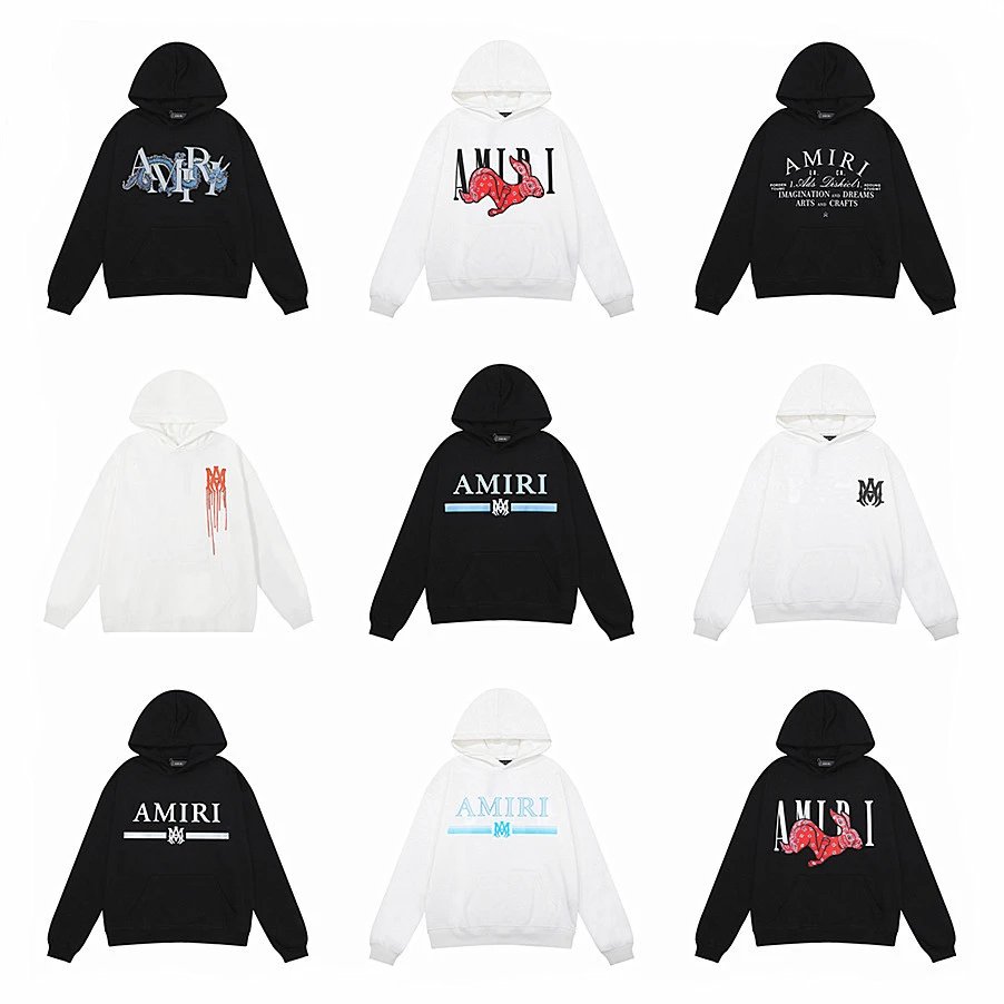 Flow paint hooded sweatshirt for men and women high street hoodie jacket  